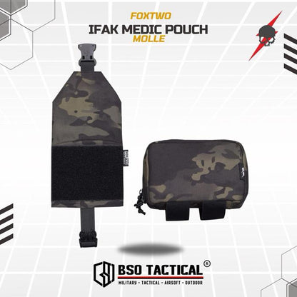FOX TWO Tactical IFAK Medic Pouch Molle Multifungsi EDC Bag Pouches ORIGINAL FOXTWO