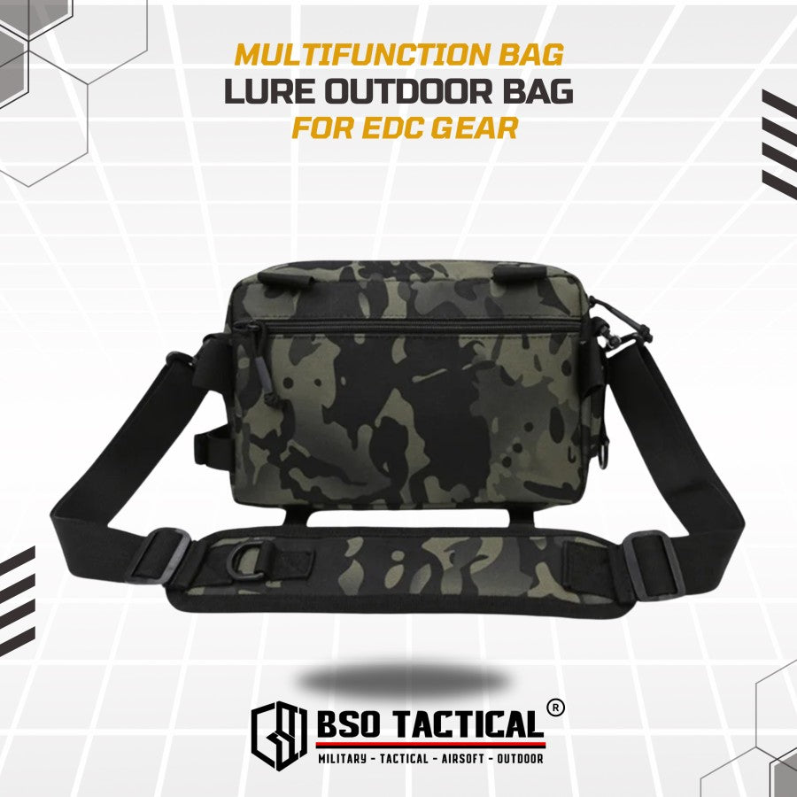 Lure Tactical Outdoor Multifungsi Bag EDC Fishing Cycling Camping Bag