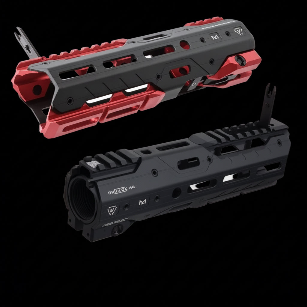 RIS SI Gridlok Handguard Complete CNC Full Metal Marking