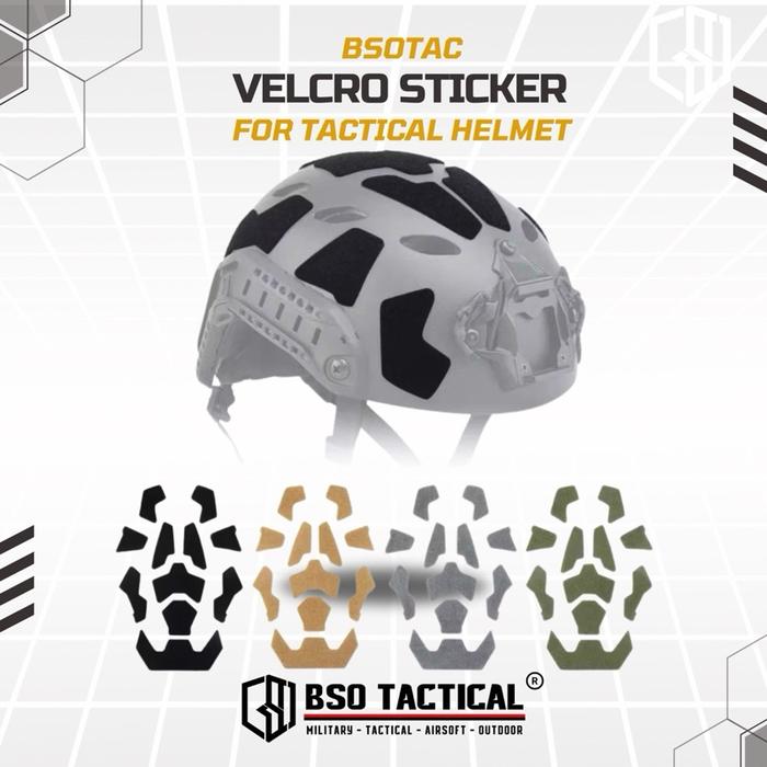 Perekat Helm Universal Hook Loop Sticky Sticker for Tactical Helmet