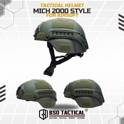 Tactical Outdoor Helmet Mich 2000 Multifungsi Helm Head Protection - Lightweight Version