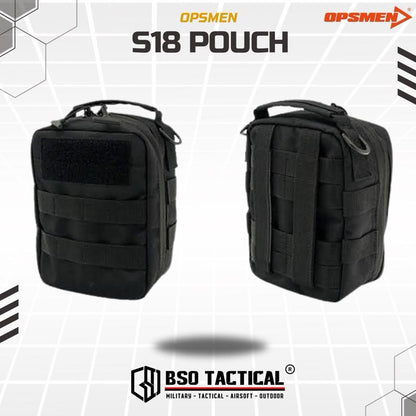 Opsmen Tactical S18 Molle Pouch Carrying Bag Multifungsi for Hearing Protection