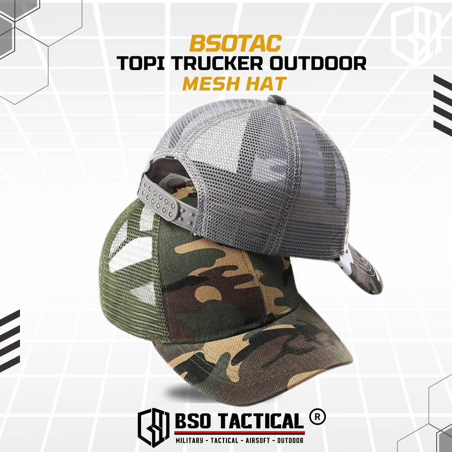 Topi Trucker Outdoor Mesh Hat Cap Camouflage Baseball