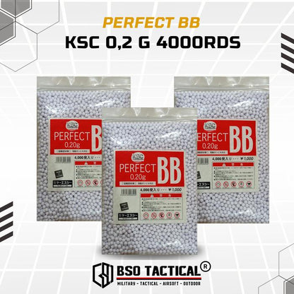 KSC Perfect BB 6mm 0.20 0,20 0.2 0,2 4000rds Airsoft AEG GBB GBBR - ORIGINAL