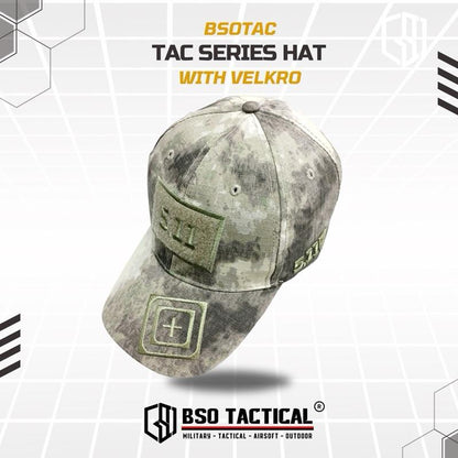 Topi Velkro Tactical Series dengan Perekat Cap Hat Tactical Outdoor