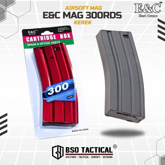 Mag Kerek E&C 300rd Hicap AEG M 4 Metal Lightweight