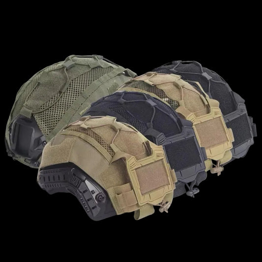 Cover Helm Tactical with NVG Battery Pouch Multifungsi