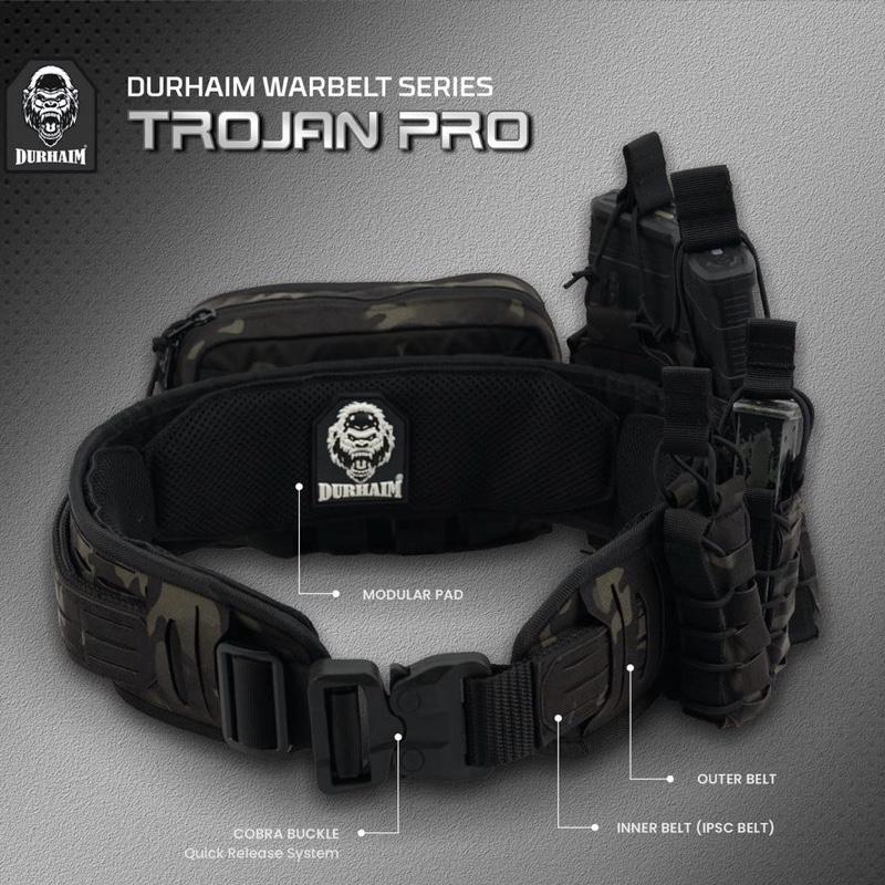 Durhaim Trojan Pro Warbelt Tactical Quick Release Buckle Inner Outer Belt -  ORIGINAL