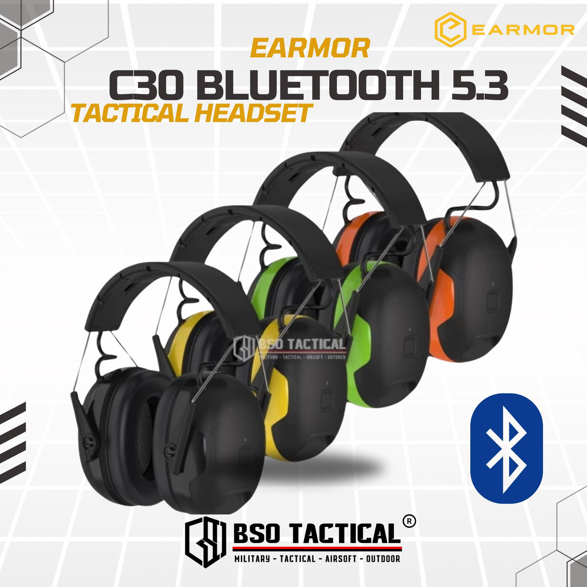 Opsmen Earmor C30 Bluetooth 5.3 Communication Hearing Protector ORI