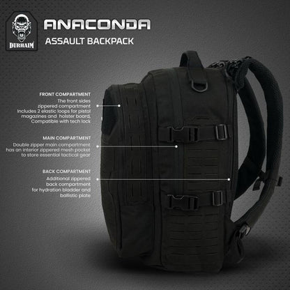 Tas Ransel Tactical Durhaim Anaconda Backpack Multifungsi Outdoor EDC Bag ORIGINAL