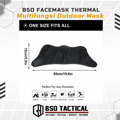BSO Multifunctional Thermal Face Mask Outdoor Breathable Half Face Mask