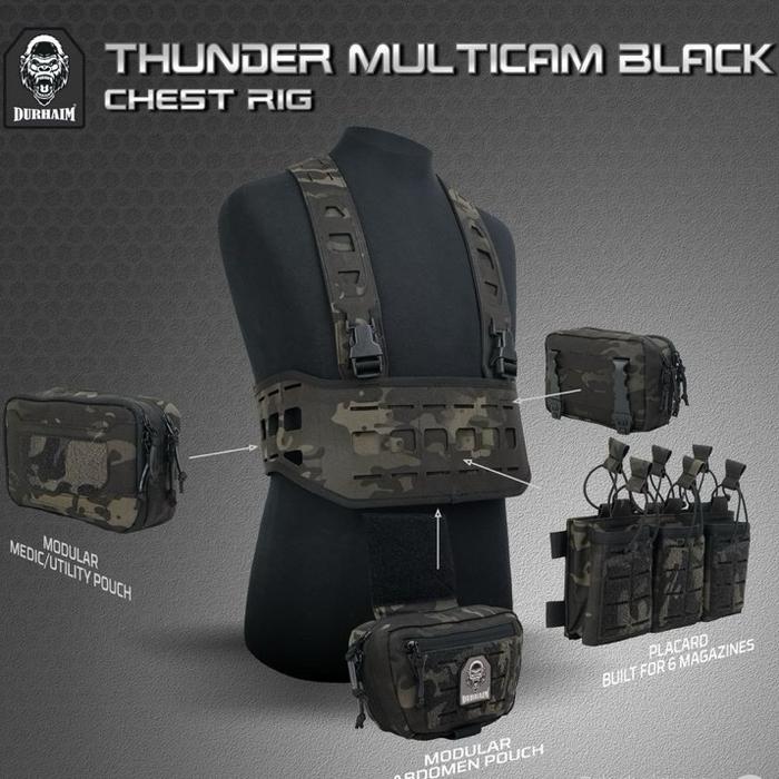 Durhaim Tactical Chestrig Thunder Chest Rig Outdoor - ORIGINAL