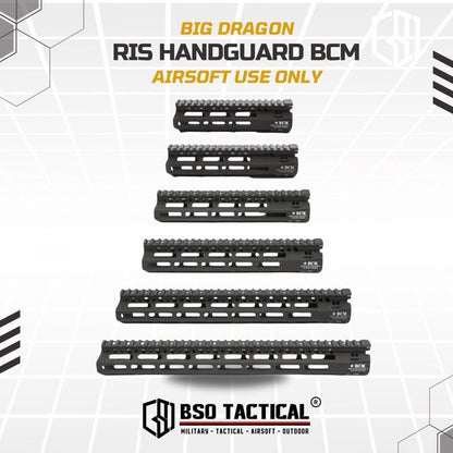 RIS BCM Gunfighter MCMR Handguard 556 AEG GBBR Full Metal Marking