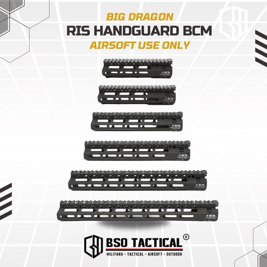 RIS BCM Gunfighter MCMR Handguard 556 AEG GBBR Full Metal Marking