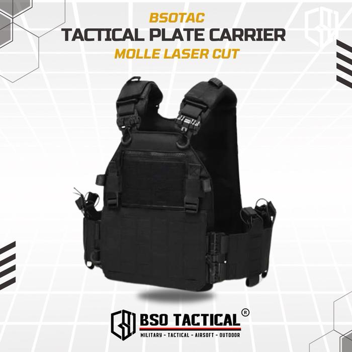 Rompi Olahraga LAVC Tactical Jungle Adventure Kit Vest Modular Molle Laser Cut Training Vest Gym Fitness Hyrox Outdoor