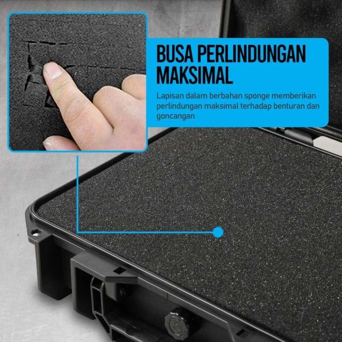 Koper Mini Hardcase Multifungsi Case with Sponge Precut Foam ABS Box