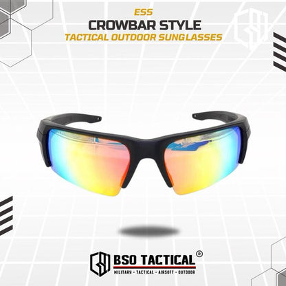 Kacamata Tactical ESS Crowbar Polarized 4 Lens Outdoor Sports Sunglasses