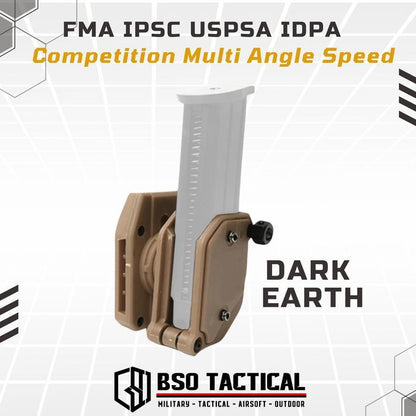 FMA IPSC USPSA IDPA Competition Multi Angle Speed 9mm Mag Pouch