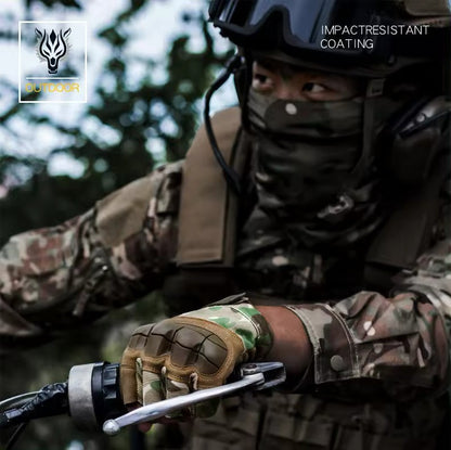 Sarung Tangan Tactical MP3 Fingerless Outdoor Motorcycle Glove