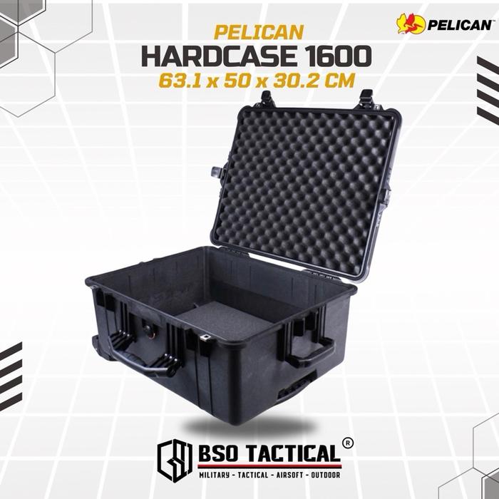 Koper Pelican 1610 Hardcase Protector Multifungsi Case Trolley Foam Precut ORIGINAL