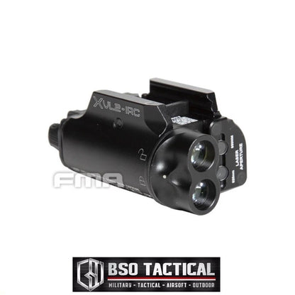 FMA Tactical Flashlight SF XVL2 IRC LED Light Red Laser Metal