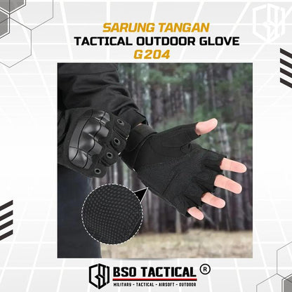 Sarung Tangan Tactical G3 Fingerless Outdoor Glove G204