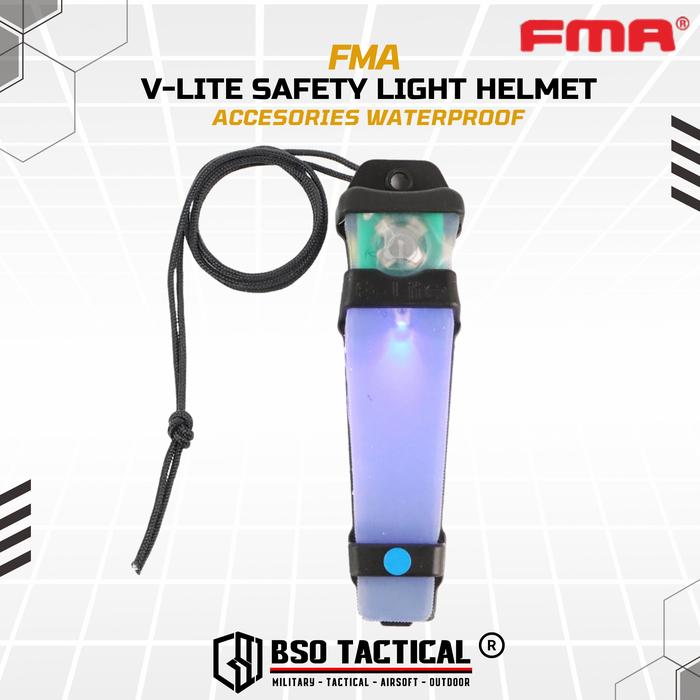 FMA V-Lite Safety Light Helmet Outdoor Accesories Signal Waterproof