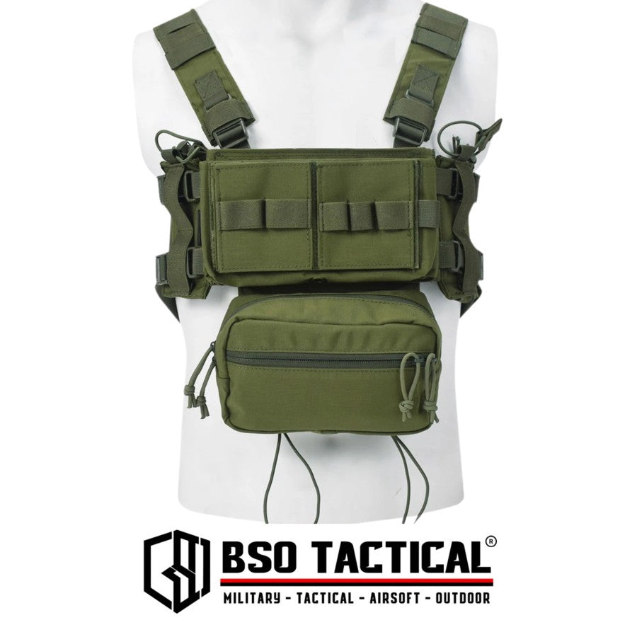 Chestrig Tactical MFC Micro Fight Classic Chest Rig Multifungsi Storage MG Pouch Outdoor Sport