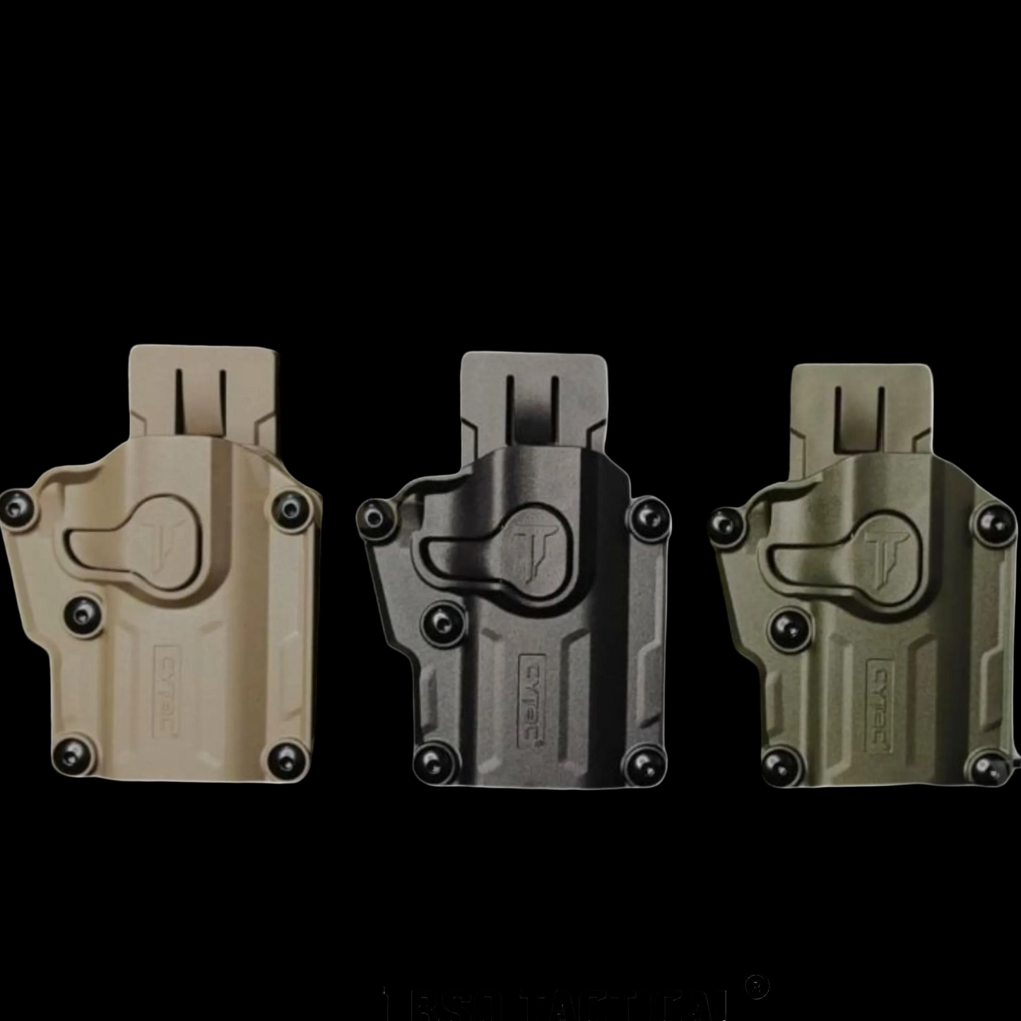 Holster Tactical Cytac Gen 1 Mega Fit Gen 1 Holster Universal 80+ Type Original - Belt Clip / Paddle