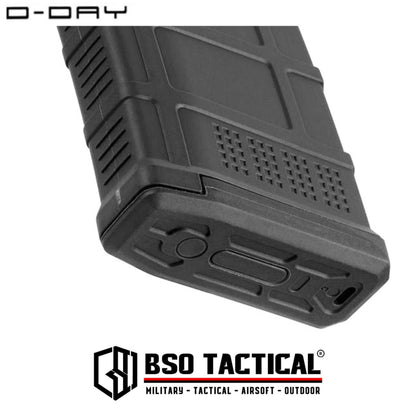 Mag Tarik DMAG M 4 ( D-Day ) 350rd Hicap Flashmag EMM AEG Polymer