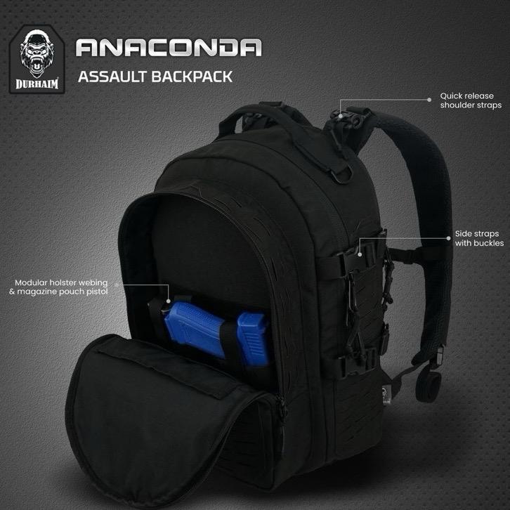 Tas Ransel Tactical Durhaim Anaconda Backpack Multifungsi Outdoor EDC Bag ORIGINAL