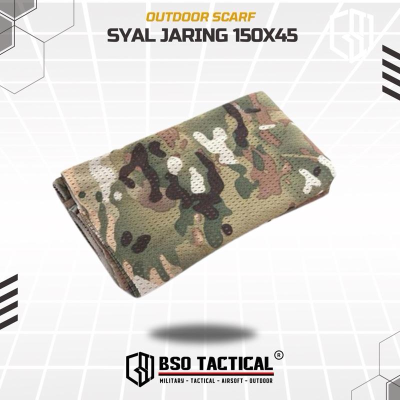 Syal Jaring Breathable Shemagh 150cm x 45cm Face Neck Protection