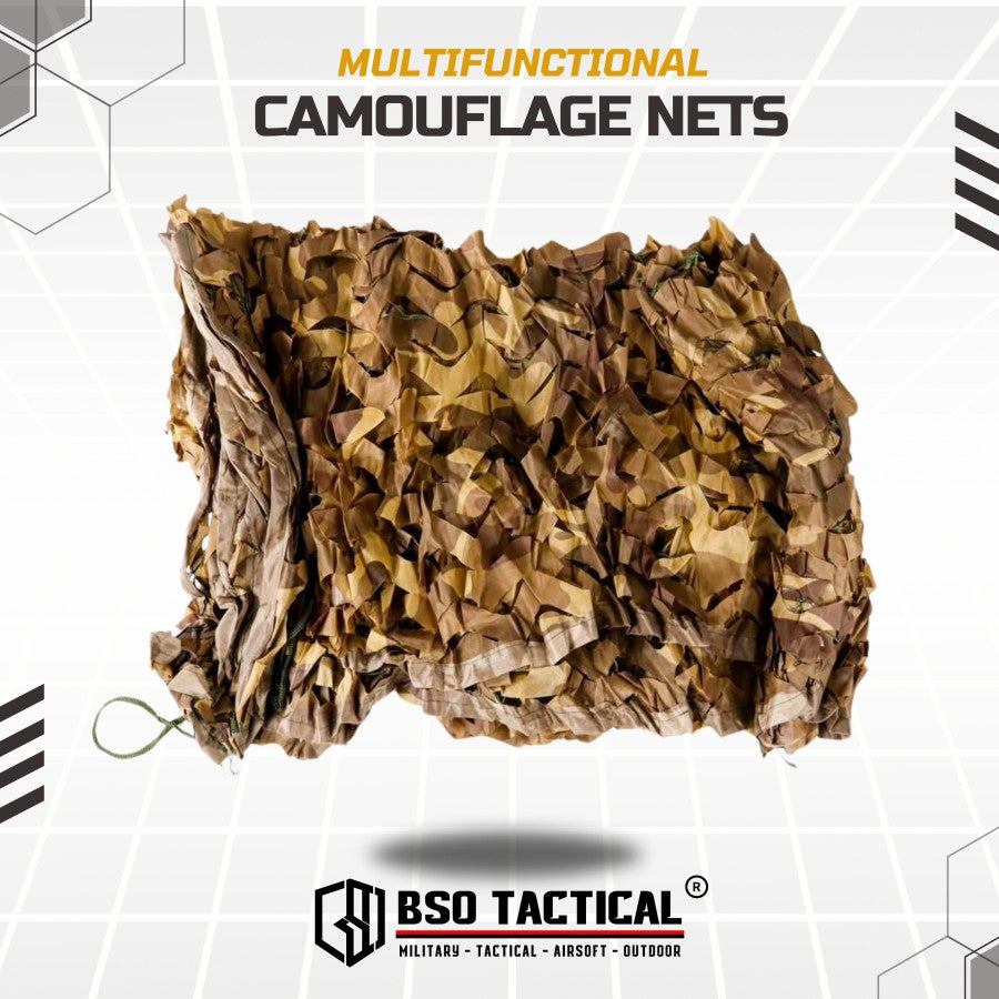 Multifunctional Camouflage Net Tenda Kain Jaring Multifungsi 3x2m Desert Color