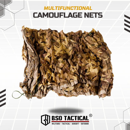 Multifunctional Camouflage Net Tenda Kain Jaring Multifungsi 3x2m Desert Color