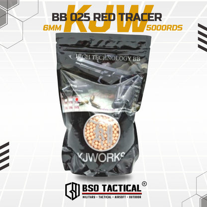 KJW 0.25 0,25 5000rds BB Red Tracer Airsoft 6mm High Precision ORI