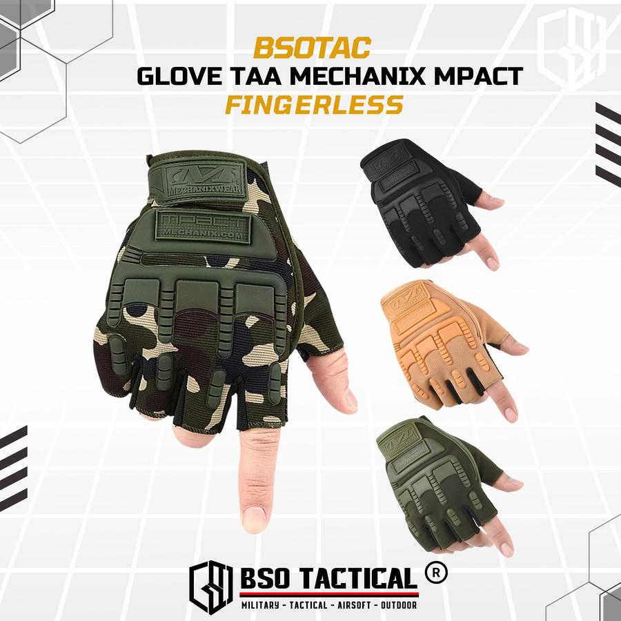 Sarung Tangan TAA Fingerless Tactical Pro Glove Antiskid