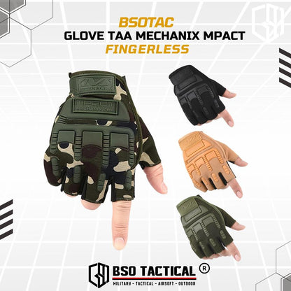 Sarung Tangan TAA Fingerless Tactical Pro Glove Antiskid