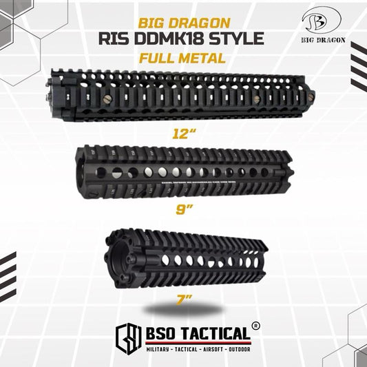 BD Tactical RIS Daniel Defense Marking DDMK18 Rail Handguard CNC AEG