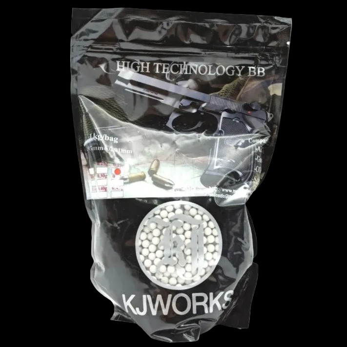 KJW 0.25 0,25 4000rds BB Airsoft 6mm White High Precision - ORIGINAL