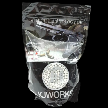 KJW 0.25 0,25 4000rds BB Airsoft 6mm White High Precision - ORIGINAL