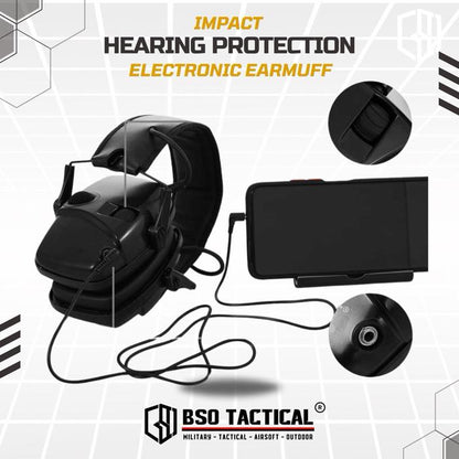 Hearing Protection HL Impact Ear Protector Earmuff Headset Earphone Earbuds