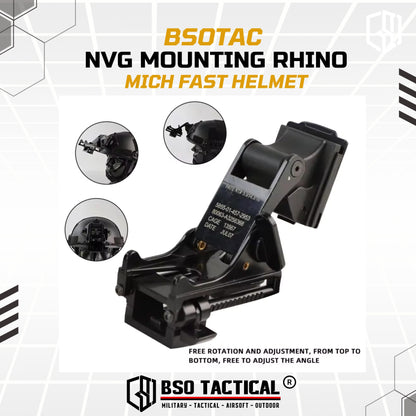 Mounting Rhino MICH FAST Helmet for PVS NV Outdoor