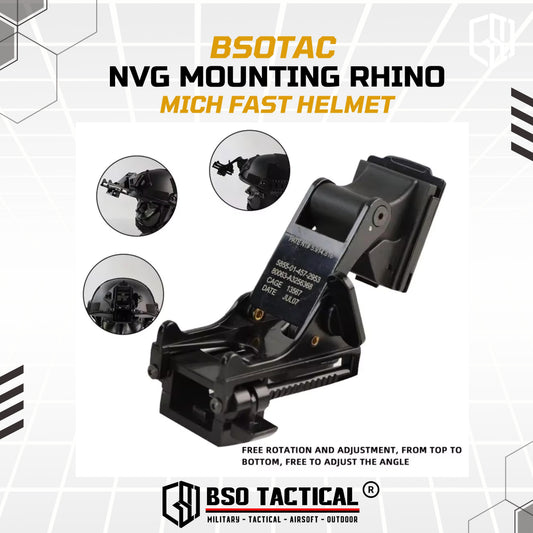 Mounting Rhino MICH FAST Helmet for PVS NV Outdoor