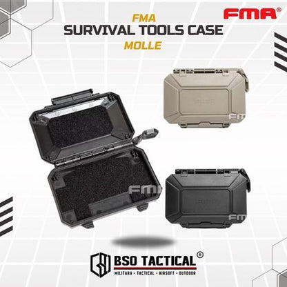 FMA Tactical Survival Tools Mobile Case Multifungsi Storage Box EDC - TB1400