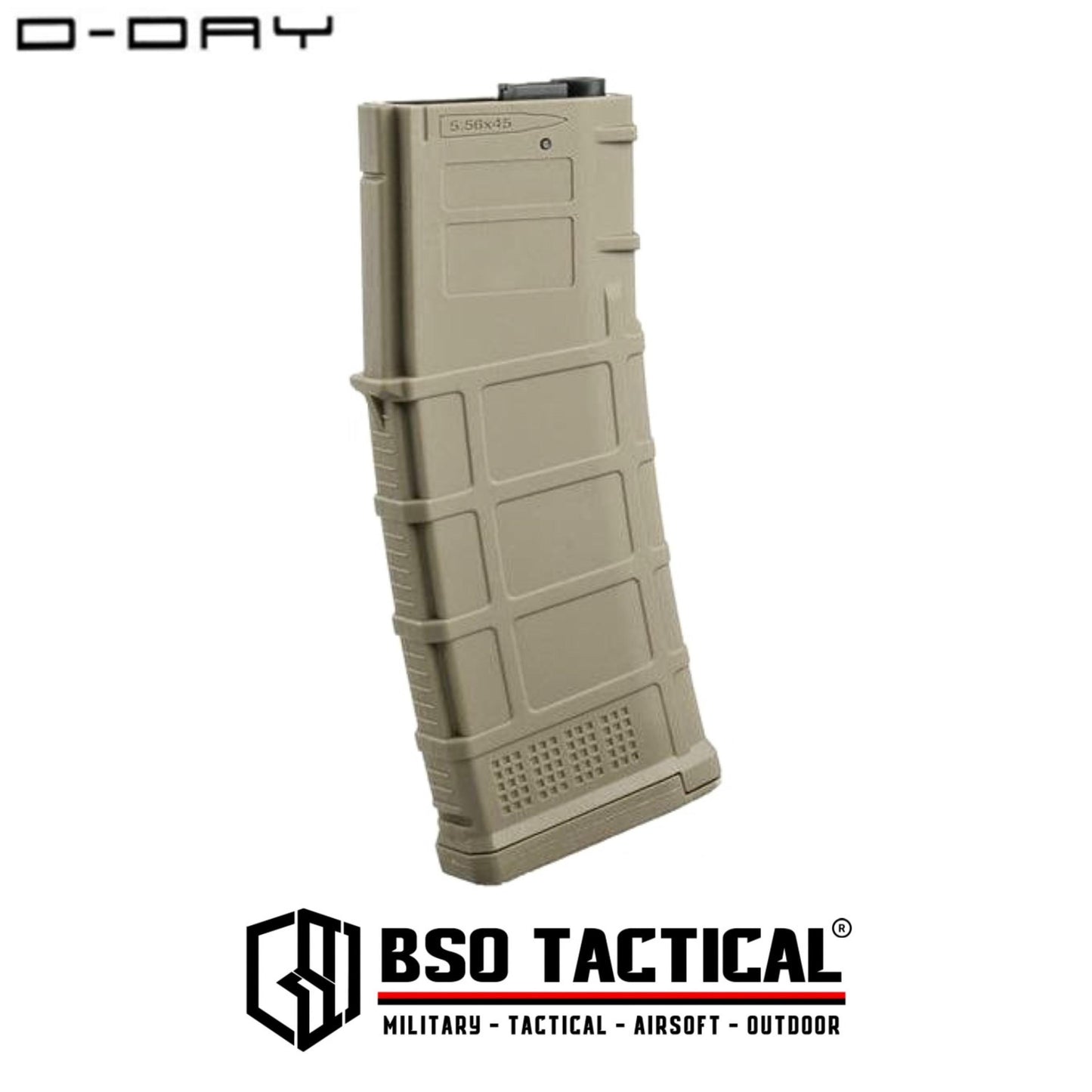 Mag Tarik DMAG M 4 ( D-Day ) 350rd Hicap Flashmag EMM AEG Polymer