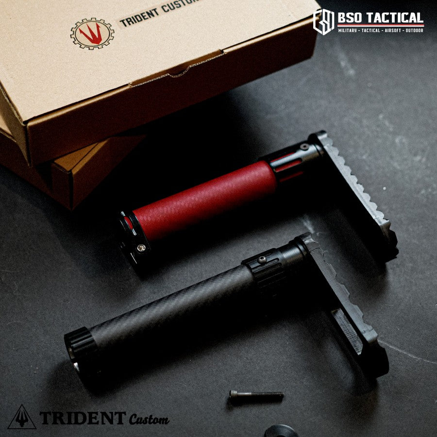 Popor Airsoft Trident Custom AEG SpeedQB Lightweight Carbon Stock
