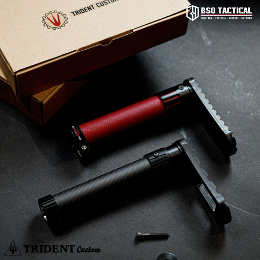 Popor Airsoft Trident Custom AEG SpeedQB Lightweight Carbon Stock
