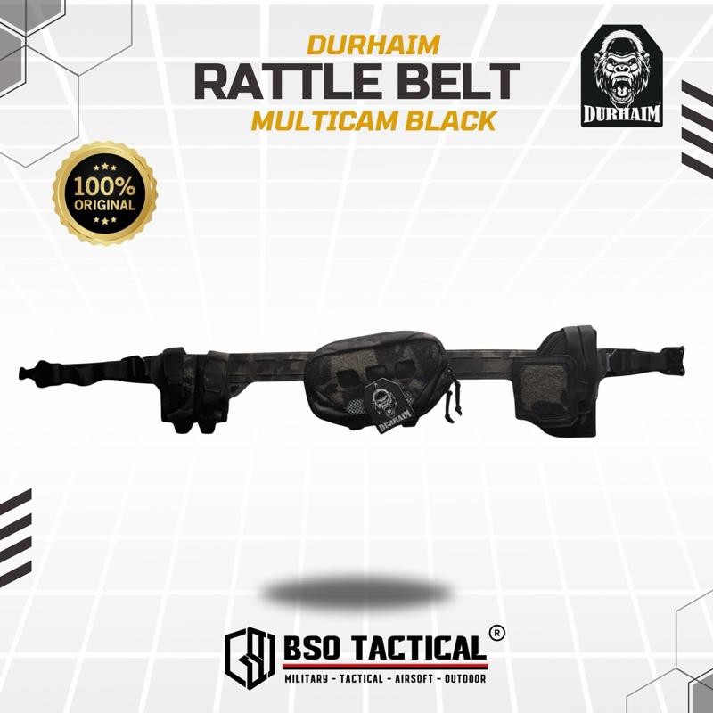 Durhaim Rattle Belt Tactical Inner Outer Belt Multicam Black ORIGINAL