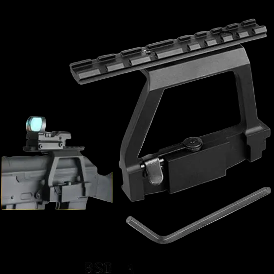 Side Rail AK Scope Mount C39 Metal Picatinny Rail