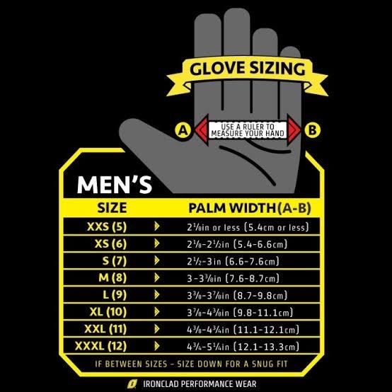 Sarung Tangan Ironclad Command Impact Full Finger Protection Touchscreen Outdoor Glove ( IEXT IBLK )